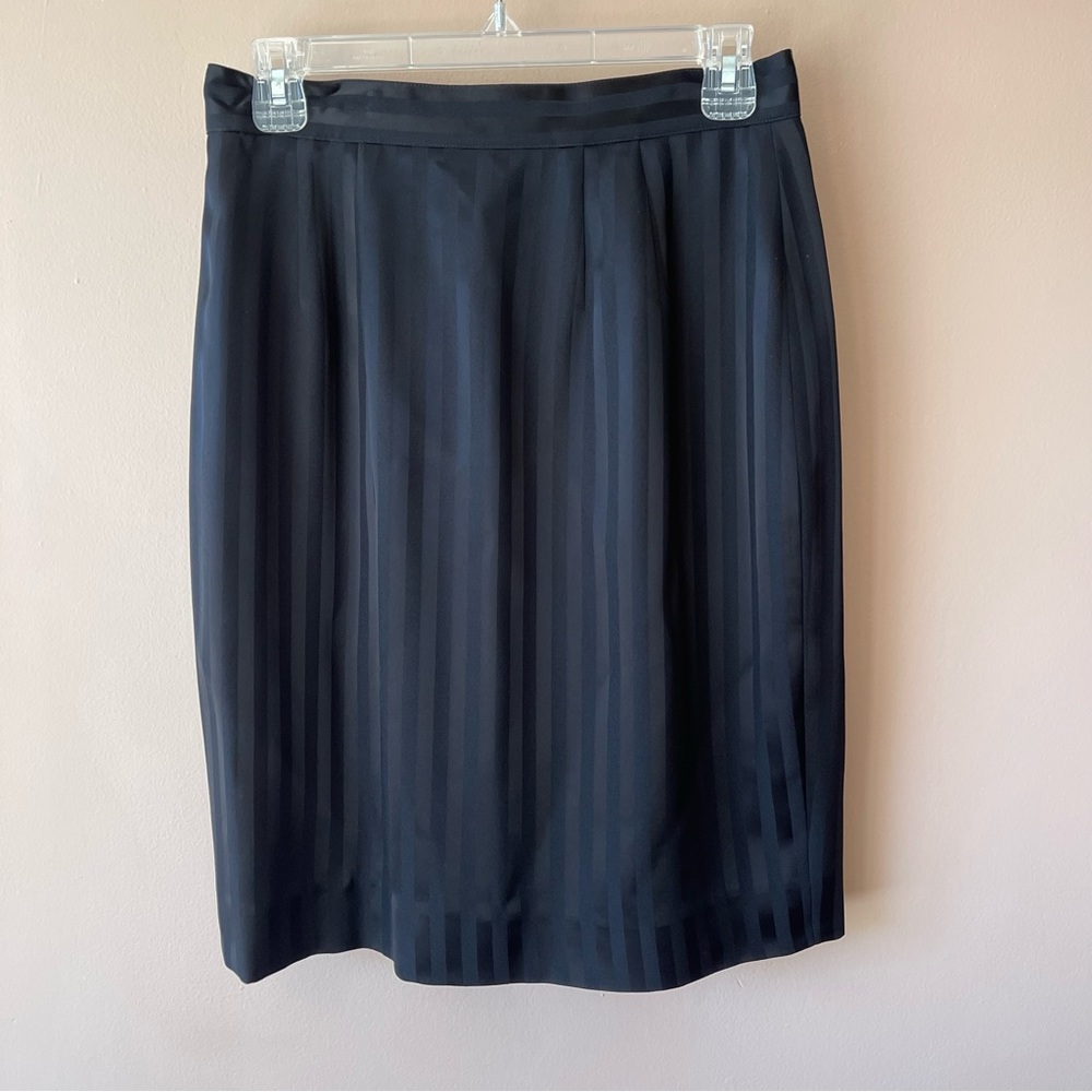 Vintage Black Striped Skirt